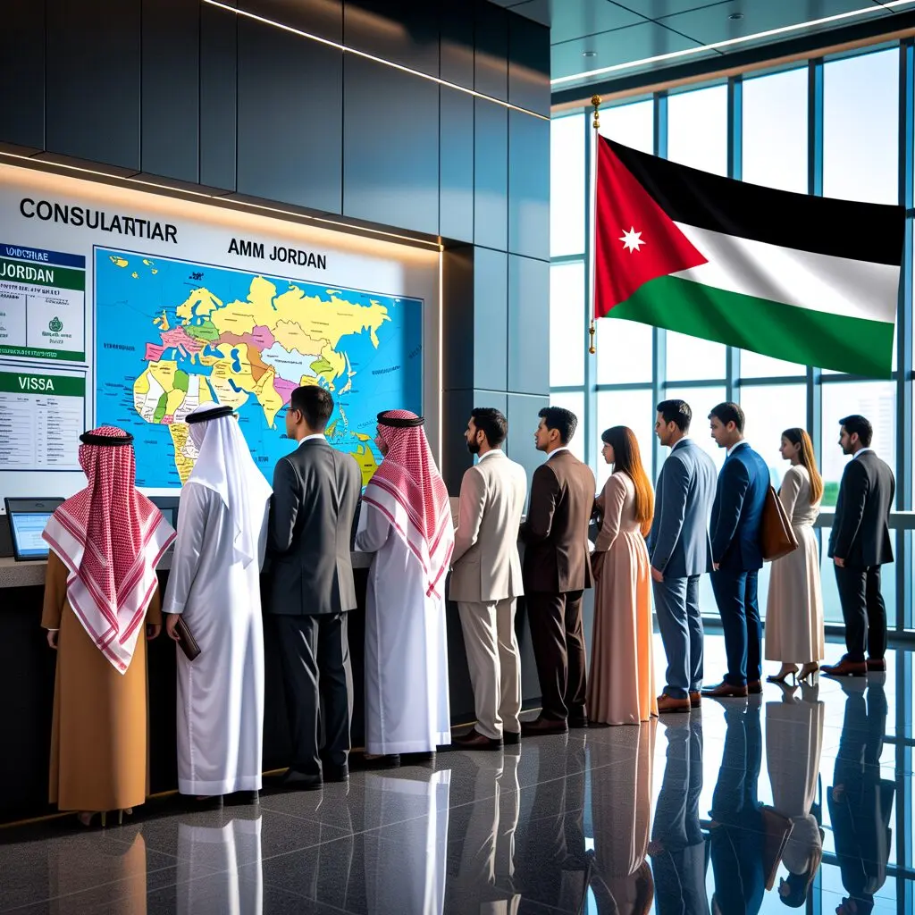 Visum Jordanien nach Nationalität